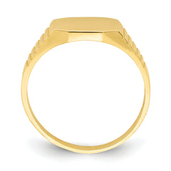 10K Signet Baby Ring - 1.5