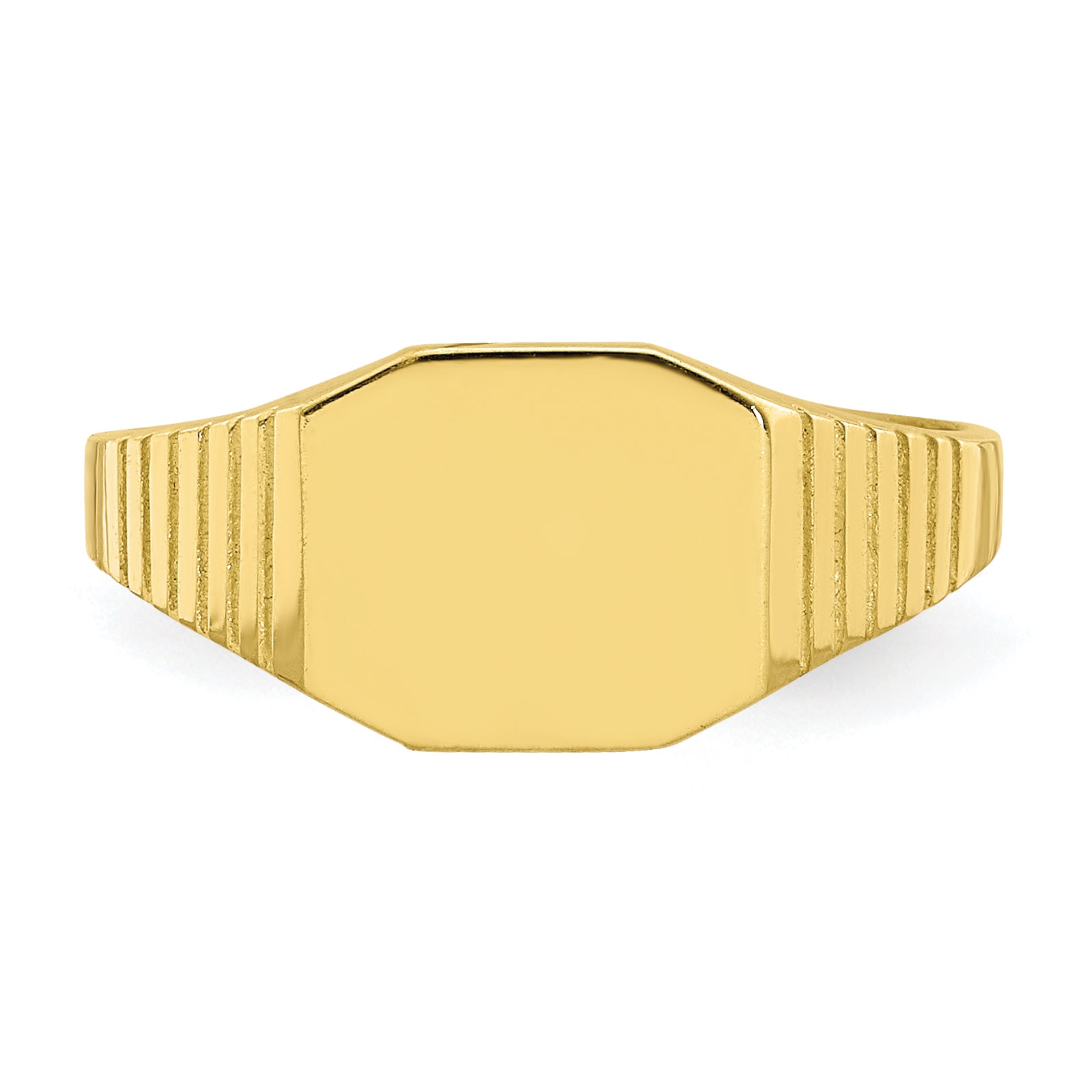 10K Signet Baby Ring
