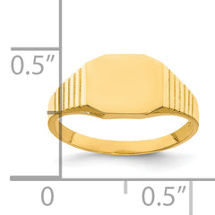 10K Signet Baby Ring - 1.5