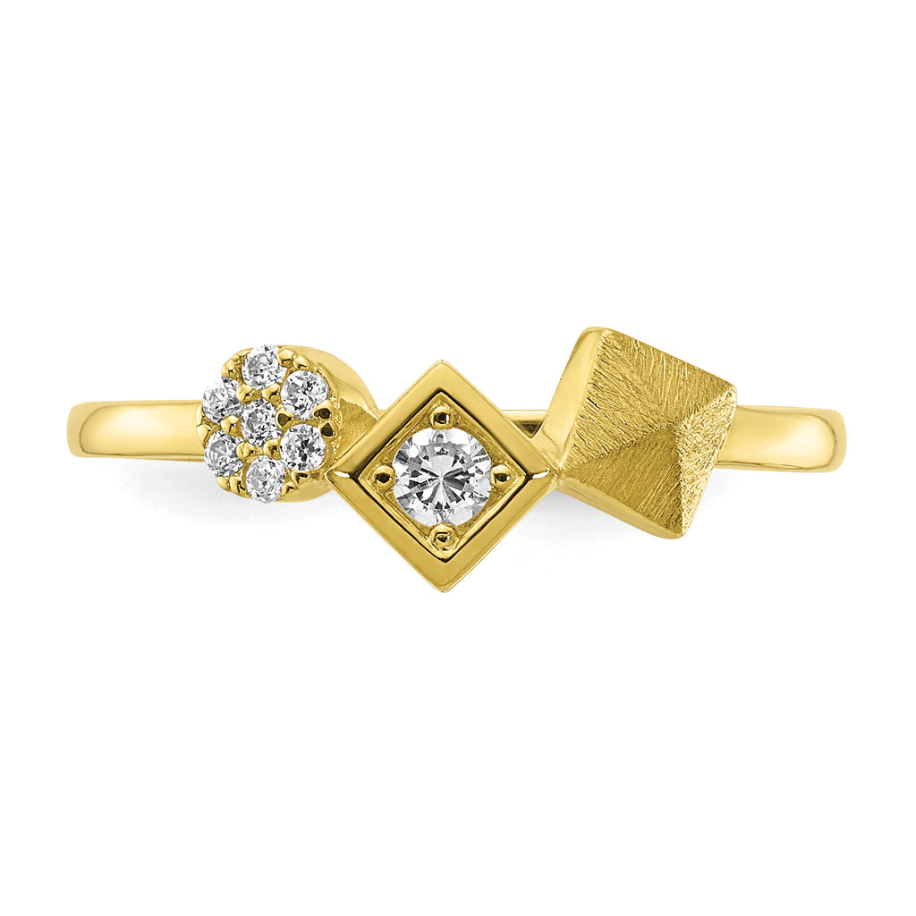 10K CZ Ring