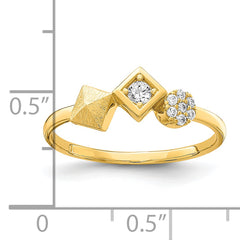 10K CZ Ring