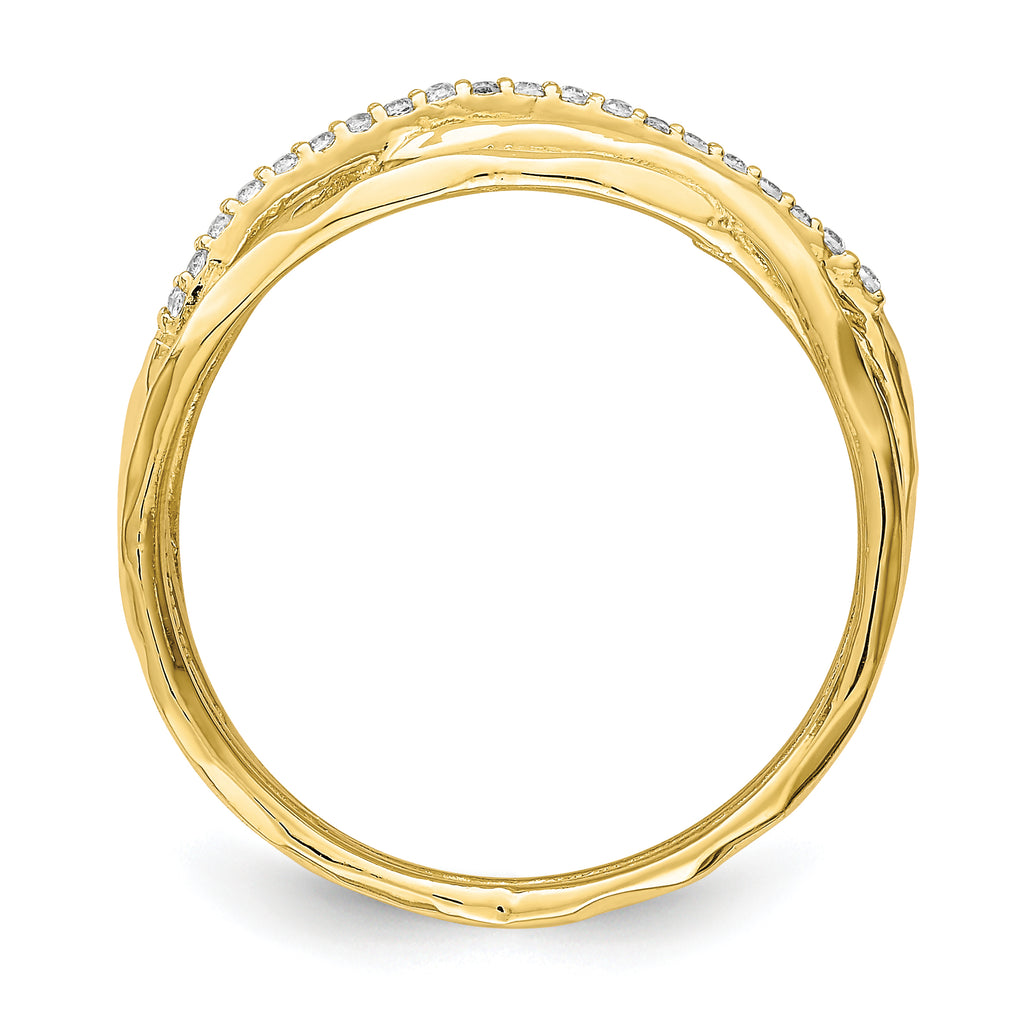10K CZ Ring