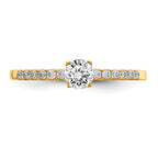 10K CZ Fancy Ring