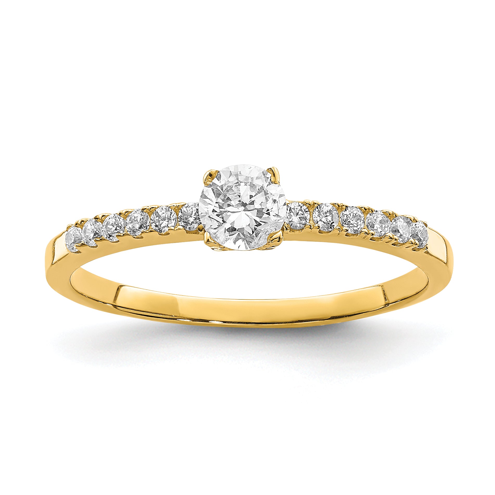 10K CZ Fancy Ring Main image