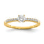 10K CZ Fancy Ring