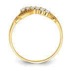 10K CZ Infinity Ring