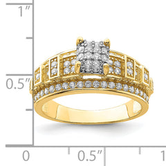 10K CZ Micropave Ring