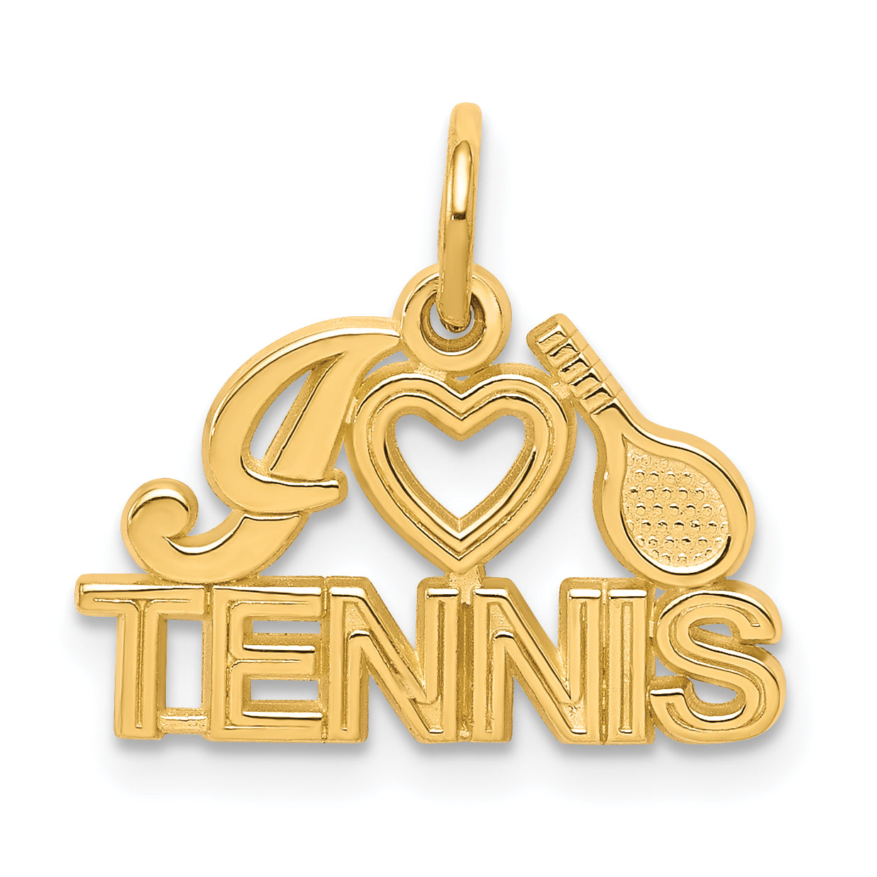 10K I HEART TENNIS Charm Main image
