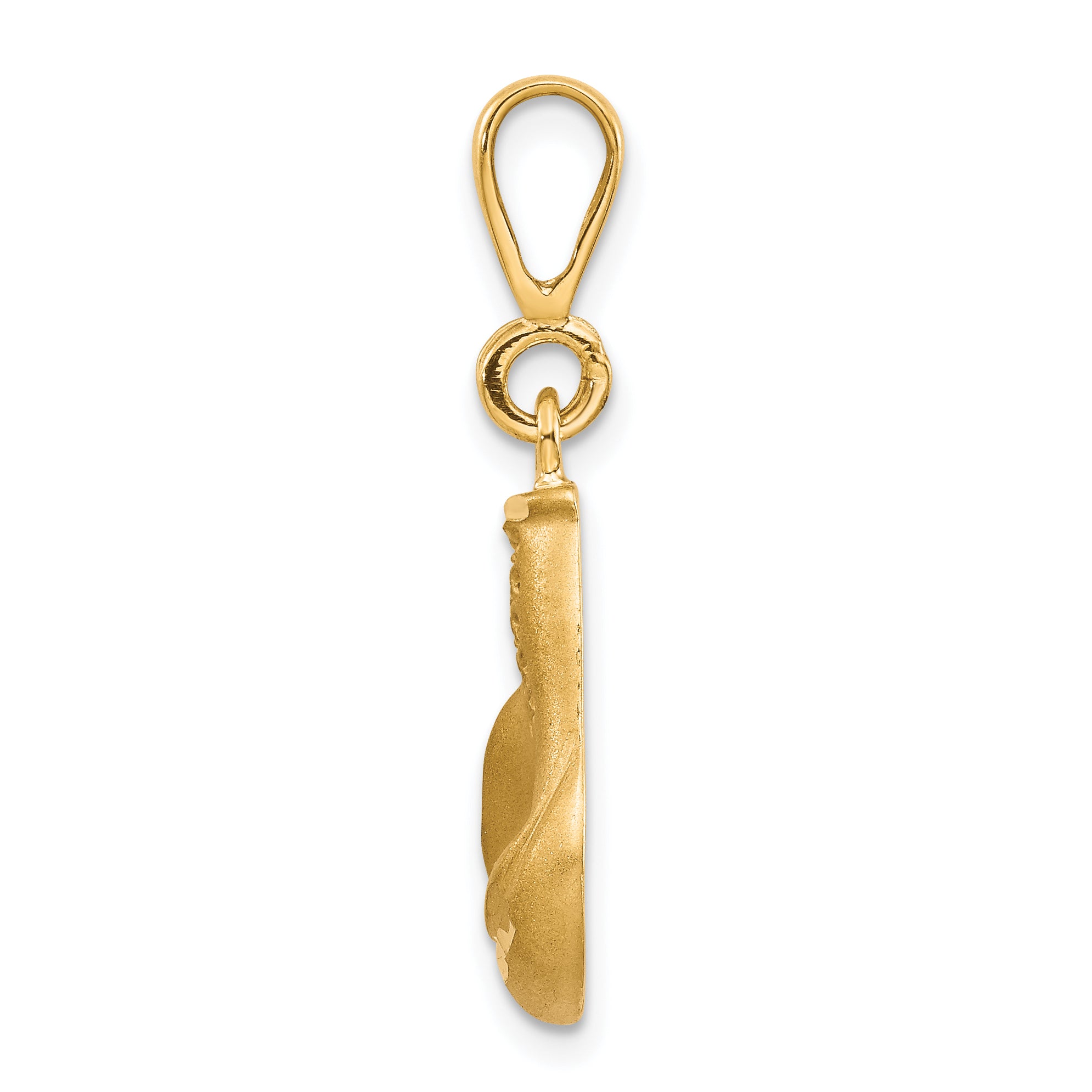 10K Gold Polished Boxing Glove Charm  Solid, Themed Design Secondary image