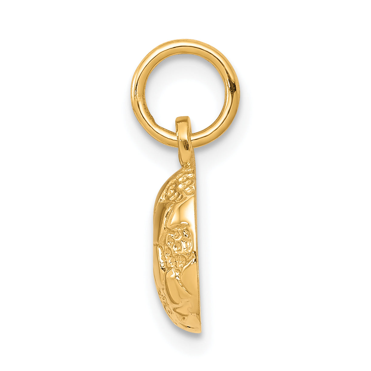 10K Yellow Gold Soccer Charm with Polished Finish Solid and Elegant Design Secondary image