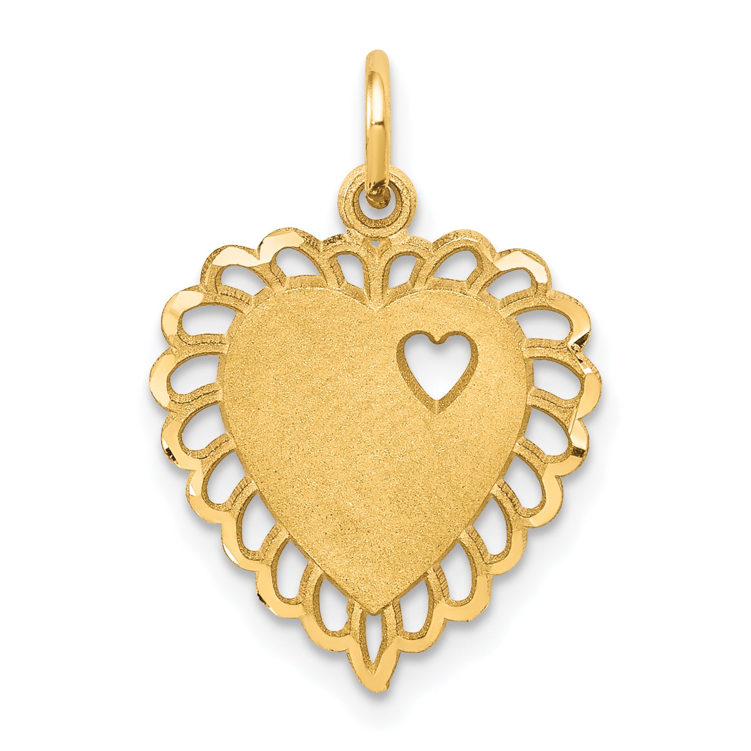 10k Heart Charm Main image