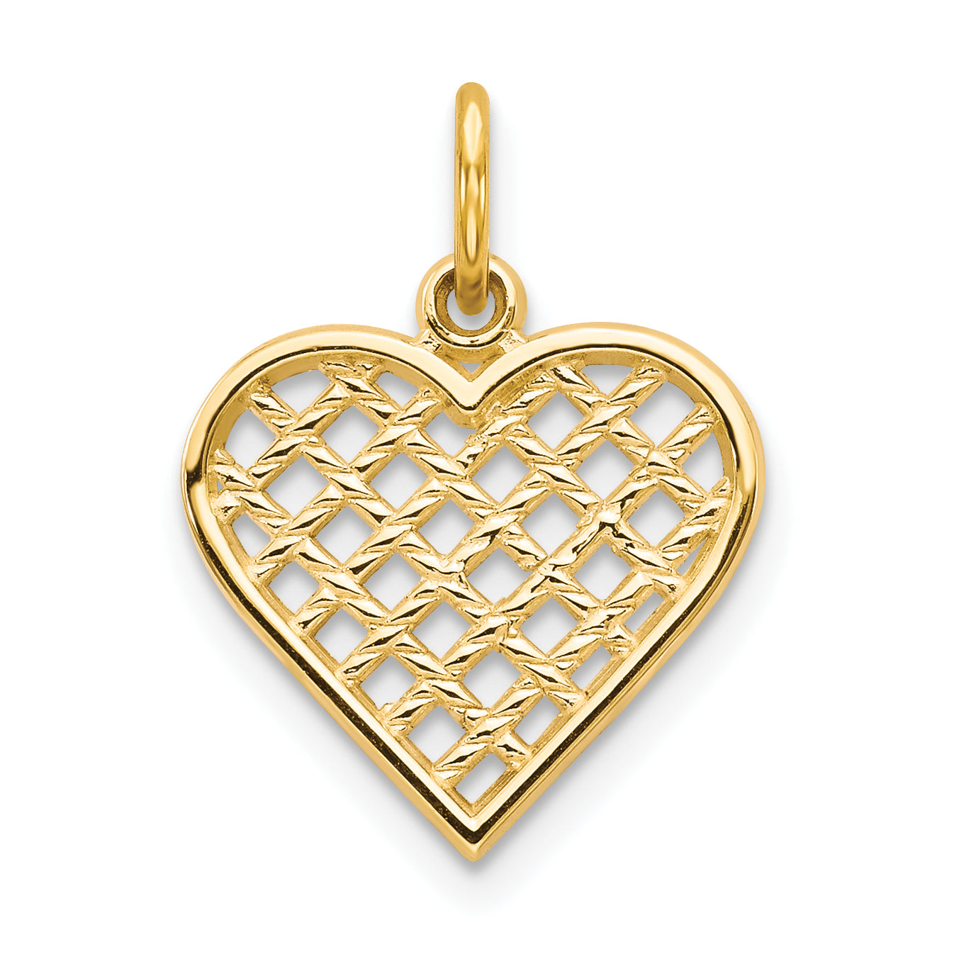10k Heart Charm Main image
