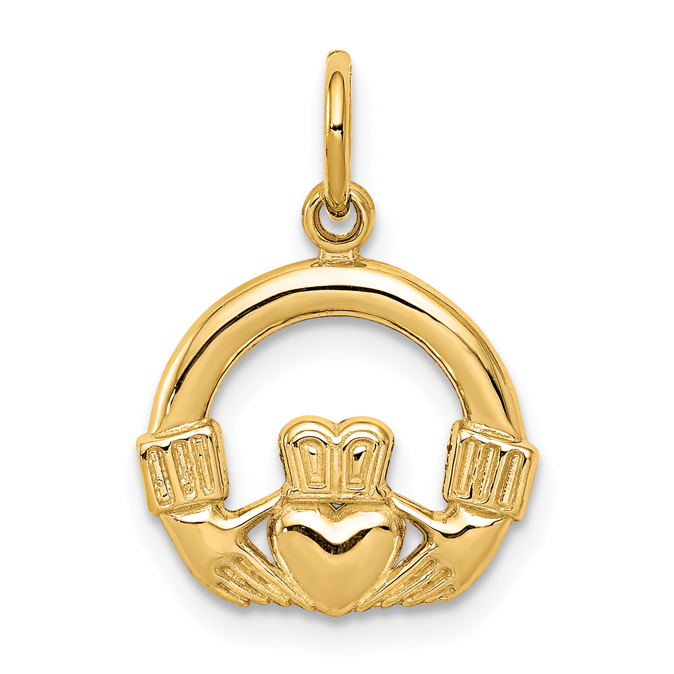 10k Claddagh Charm Main image