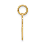 10K Gold Polished Charm Pendant with Solid Build in Sleek Yellow Finish