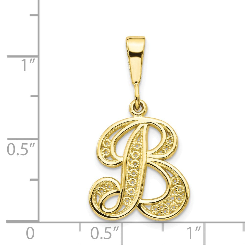 10k SCRIPT Initial B Charm