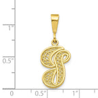 10k Initial G Charm