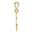 10K Gold Initial S Pendant in Yellow Gold Elegant & Timeless Design