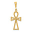 10K Ankh Cross Charm