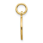10K Yellow Gold Star of David Charm with Polished Finish Solid