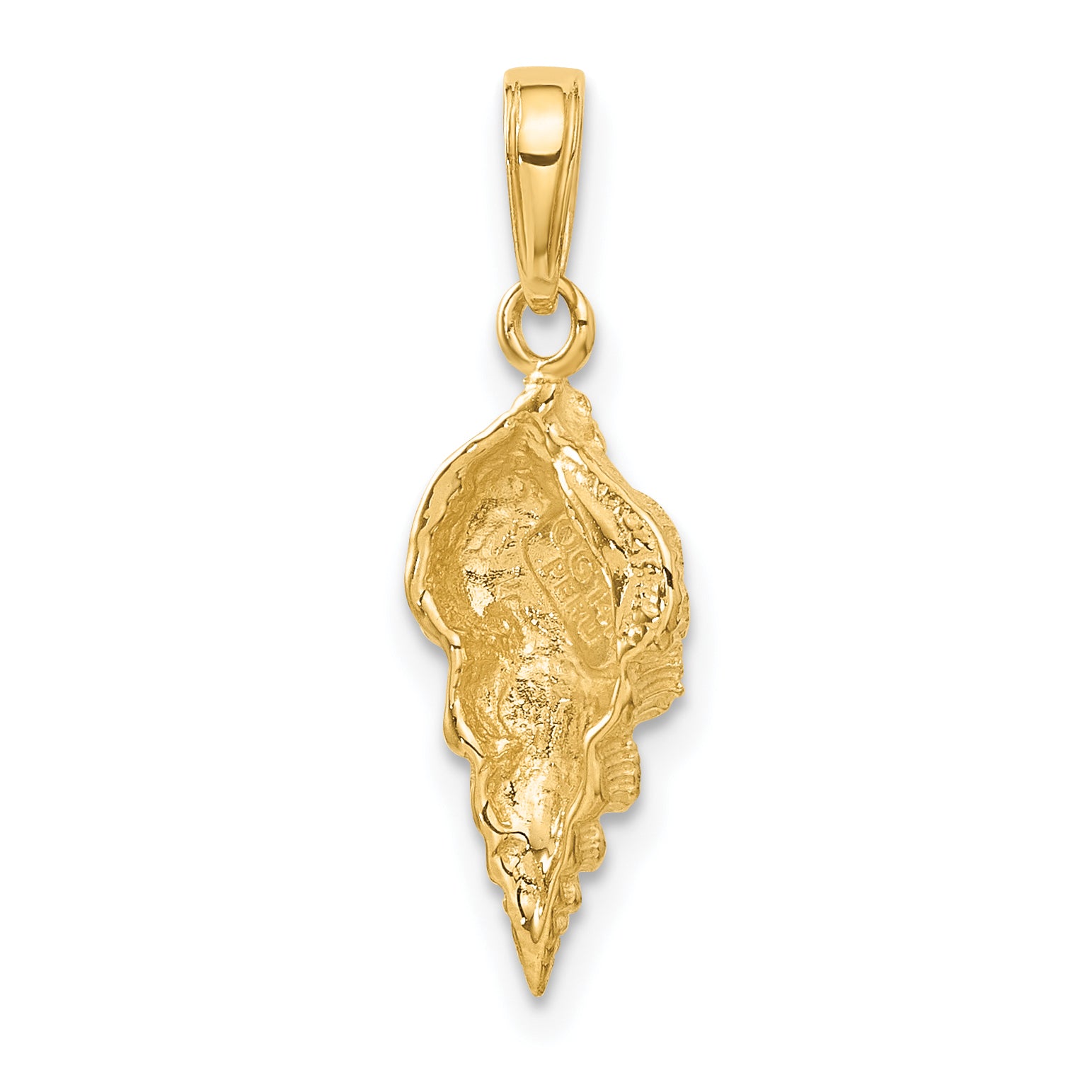 10k Conch Shell Pendant