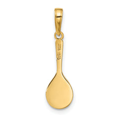 10k Tennis Racquet and Ball Charm