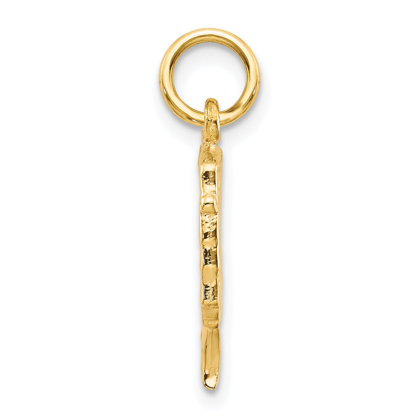 10K Gold Solid Nefertiti Bust Charm with Polished Finish Secondary image