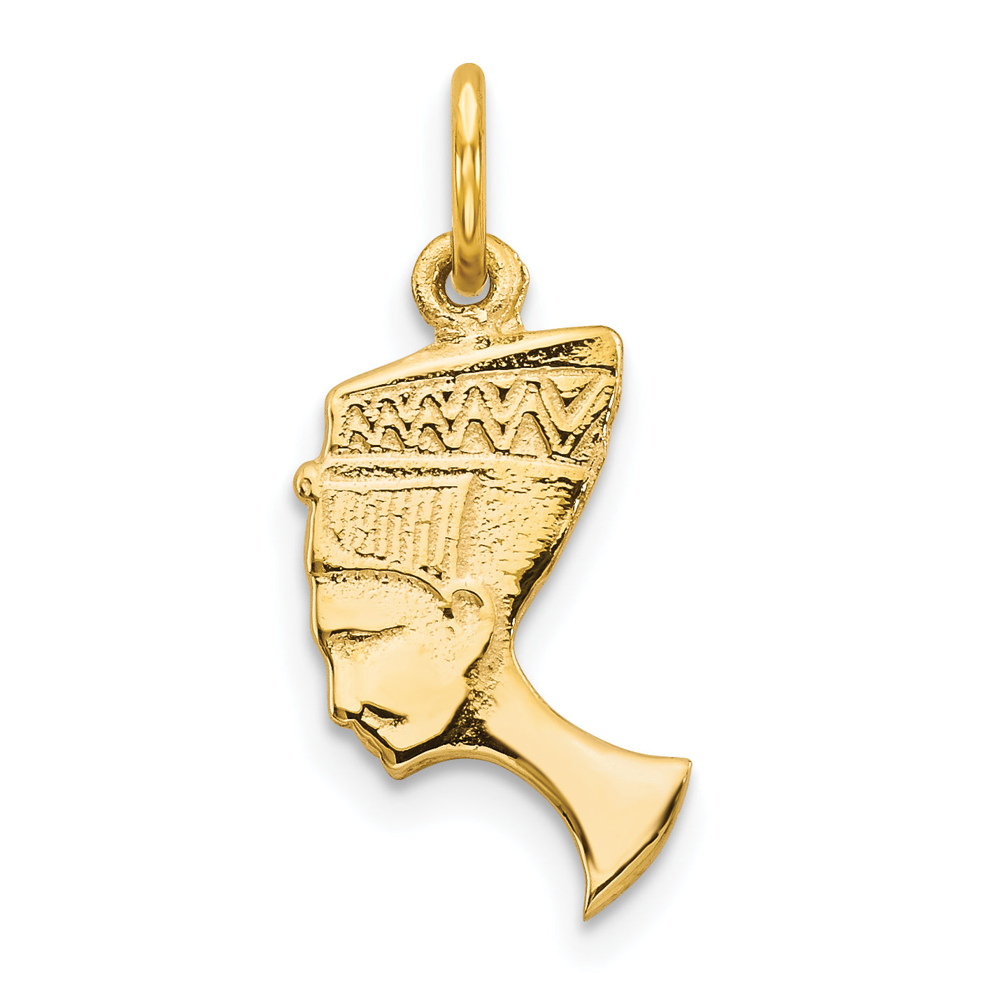 10k Solid Bust of Nefertiti Charm Main image