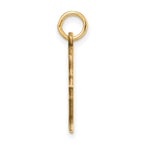 10K Gold Nefertiti Pendant with Polished Solid Finish Elegant Charm
