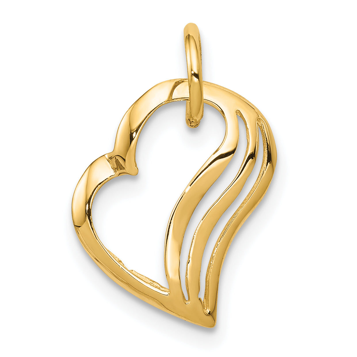 10k Heart Charm Main image