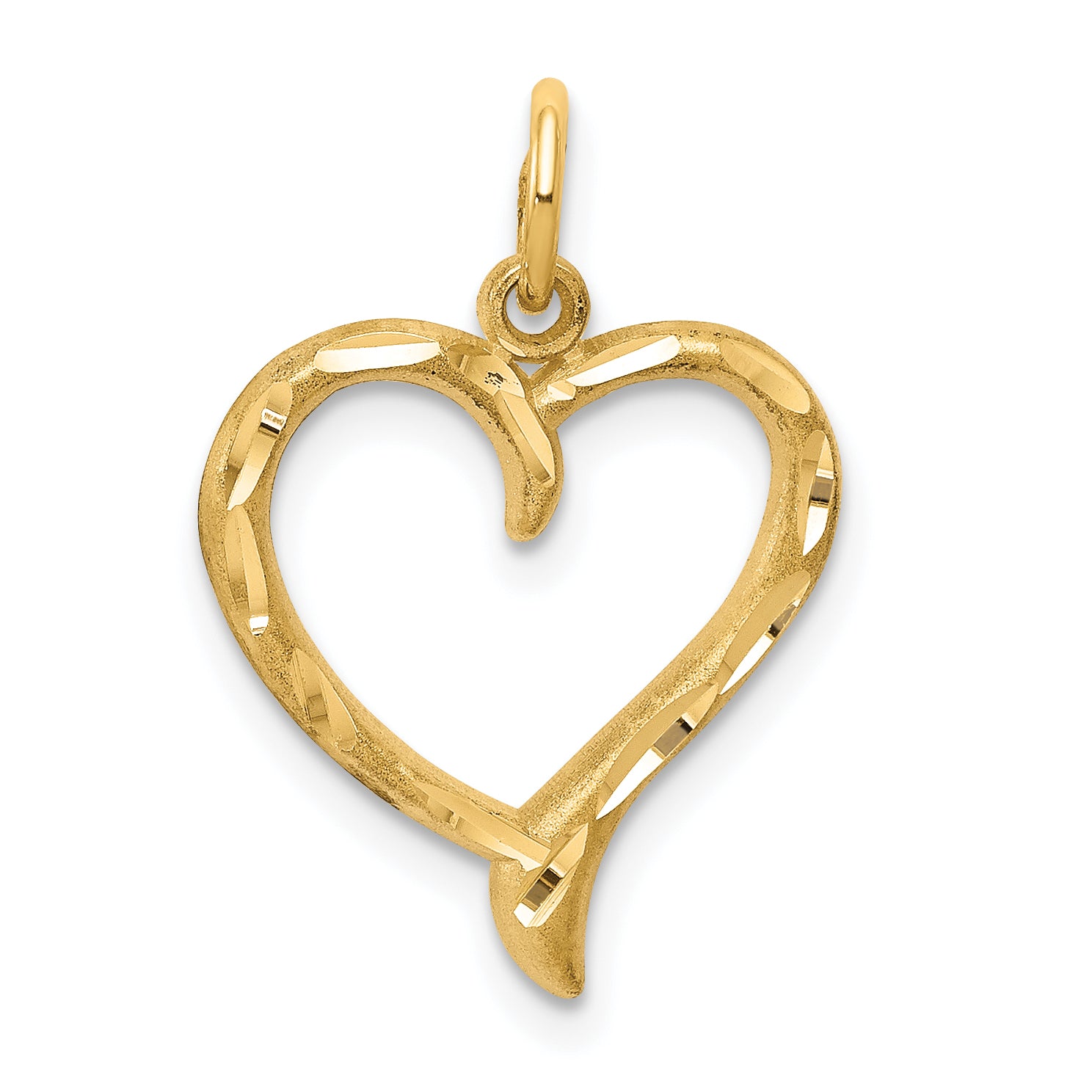 10k Heart Charm Main image