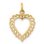 10k Heart Charm