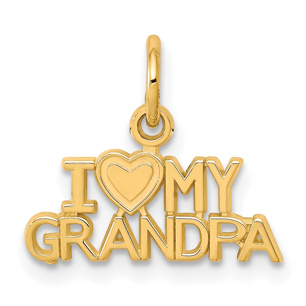 10K I LOVE MY GRANDPA Charm Main image