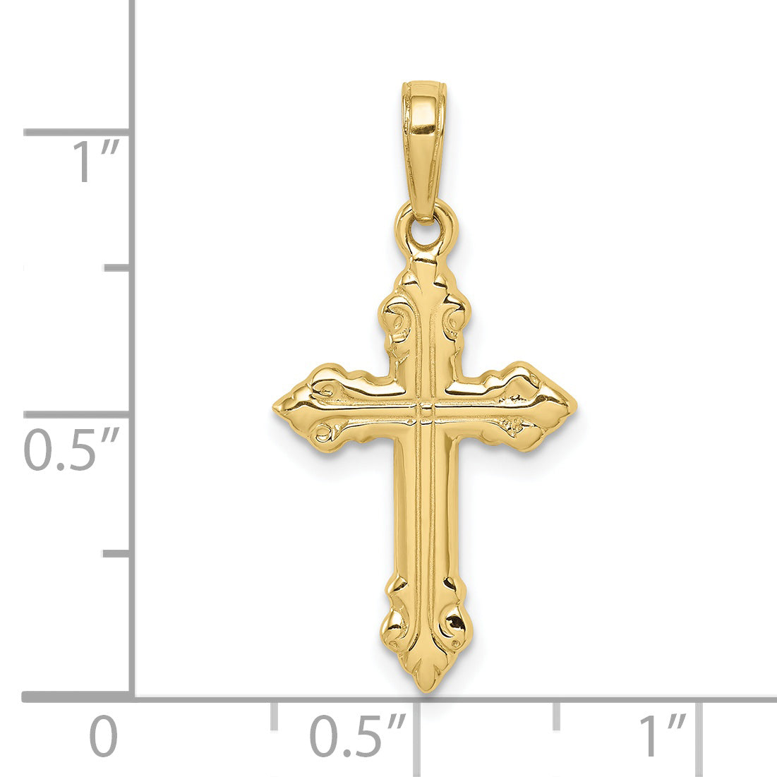 10K Cross Pendant
