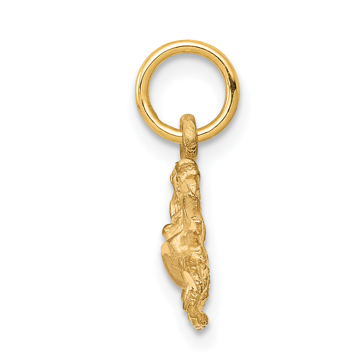 10K Gold Polished Crab Charm Solid Themed Pendant by Sophia Jewelers Secondary image