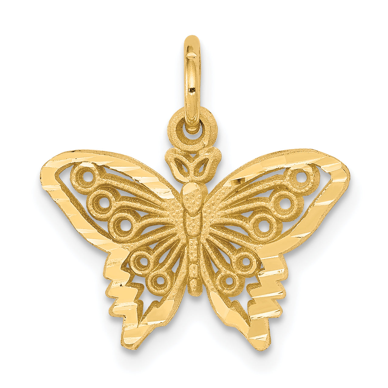 10k Butterfly Charm Main image
