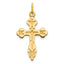 10K Eastern Orthodox Cross Charm