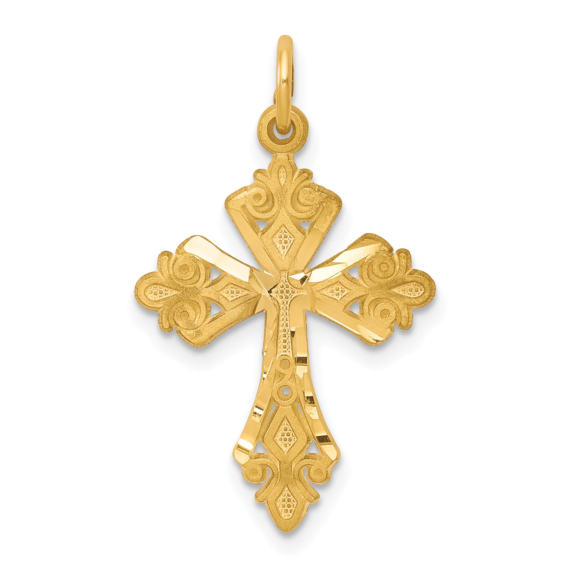 10k Cross Charm Main image