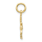 10K Yellow Gold Unicorn Charm with Polished Solid Finish  Themed 22mm