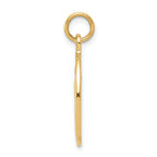 10K Gold Miraculous Medal Pendant with Polished Solid Finish