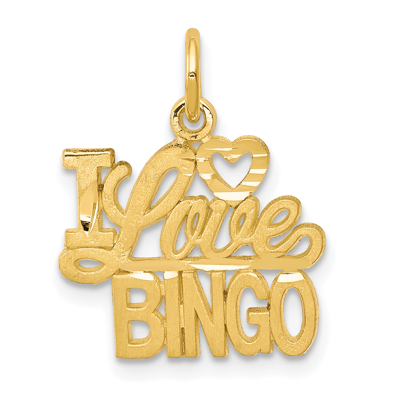 10K I LOVE BINGO Charm Main image