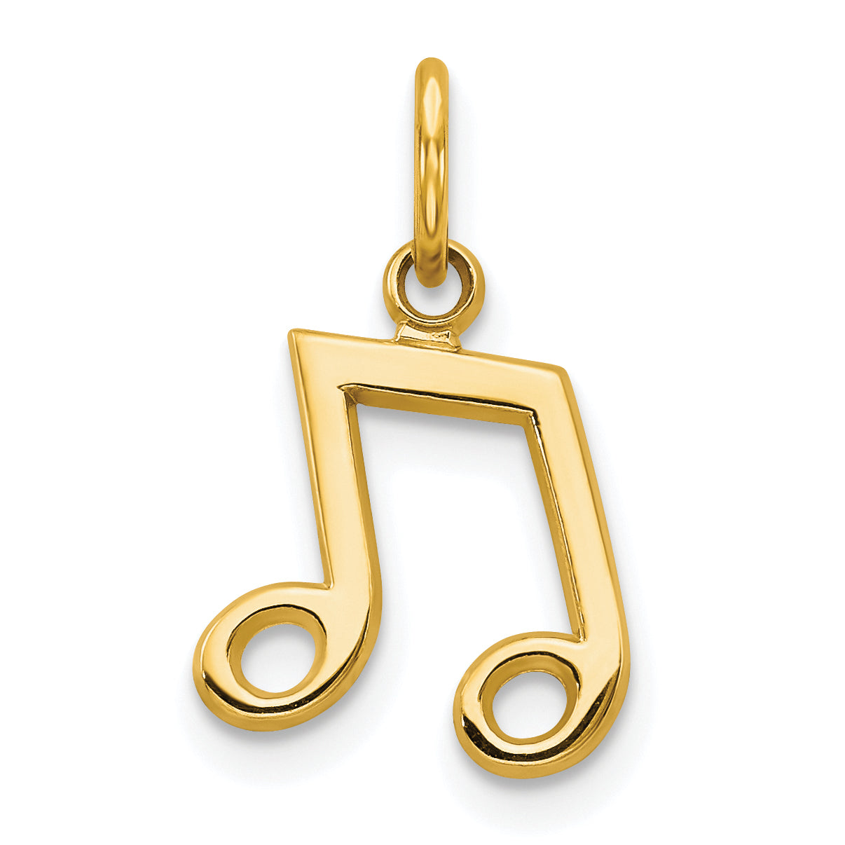 10k Musical Note Charm Main image