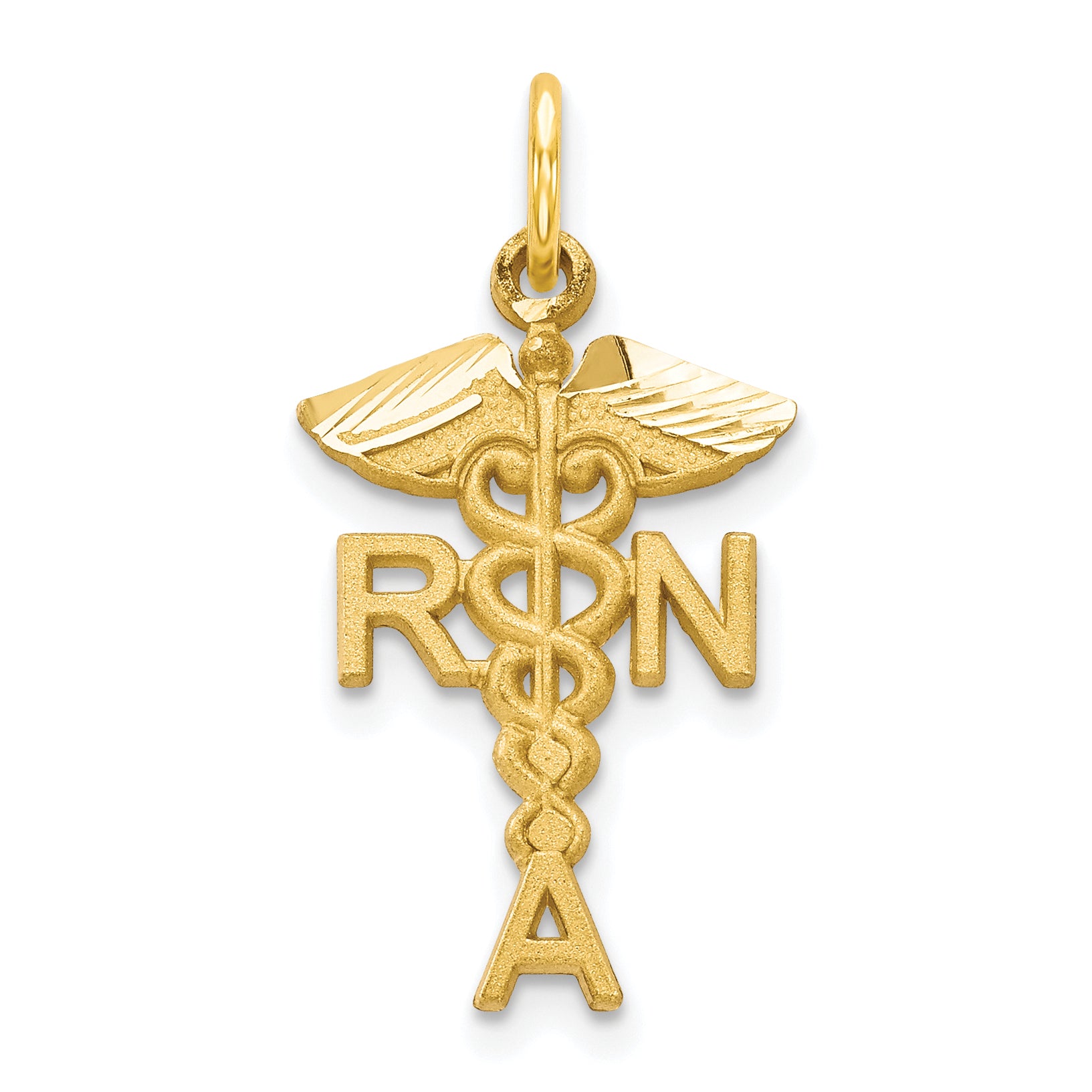 10k Solid Registered Nurse Charm Main image
