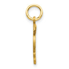 10K Solid Gold Doctor of Medicine MD Charm with Polished Finish Elegant, Meaningful Gift