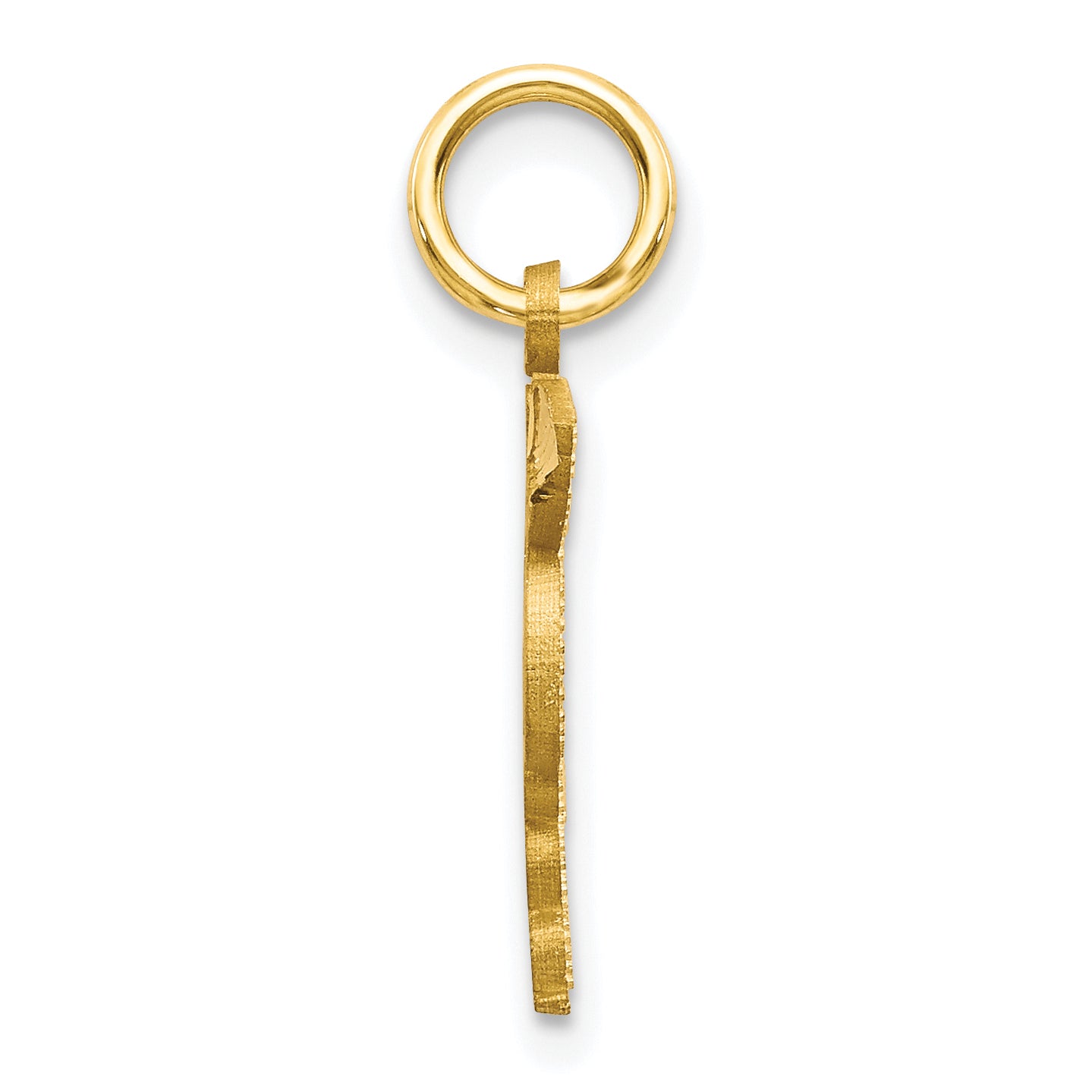 10K Solid Gold Doctor of Medicine MD Charm with Polished Finish Elegant, Meaningful Gift