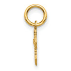 10K Gold Cross Charm with Polished Finish  Timeless, Elegant, and Faithful Design