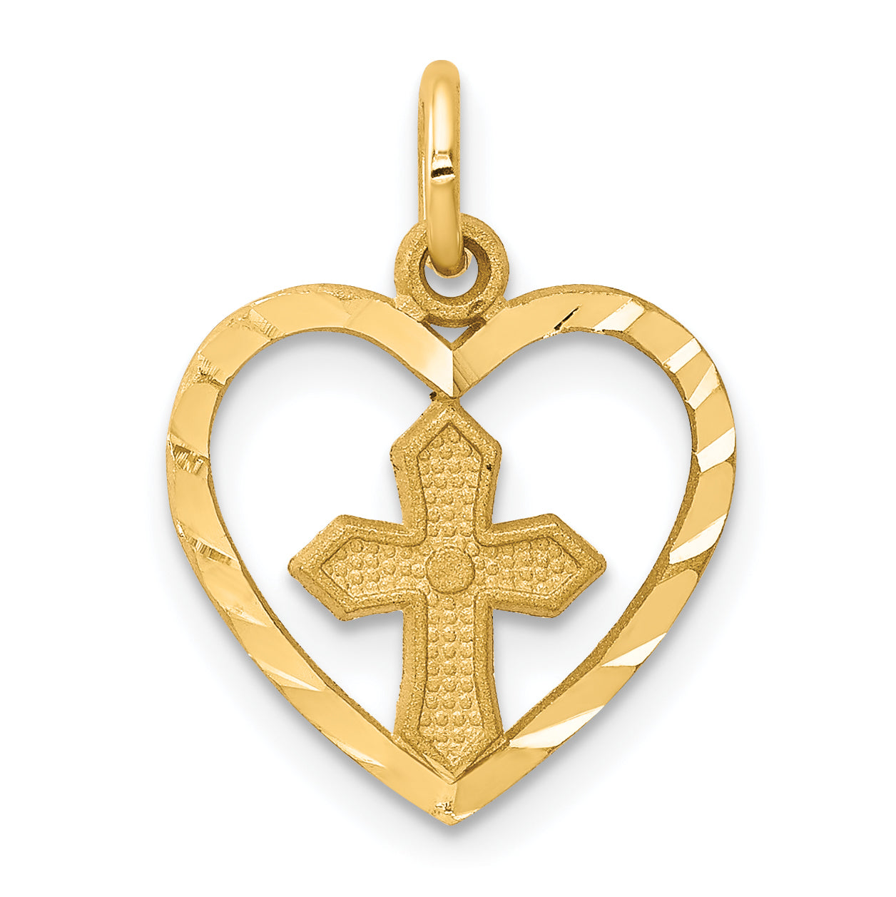 10k Cross Charm Main image
