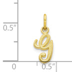 10K Initial G Charm