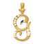 10k Initial G Pendant