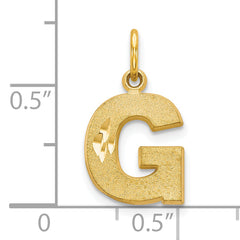 10k Initial G Charm