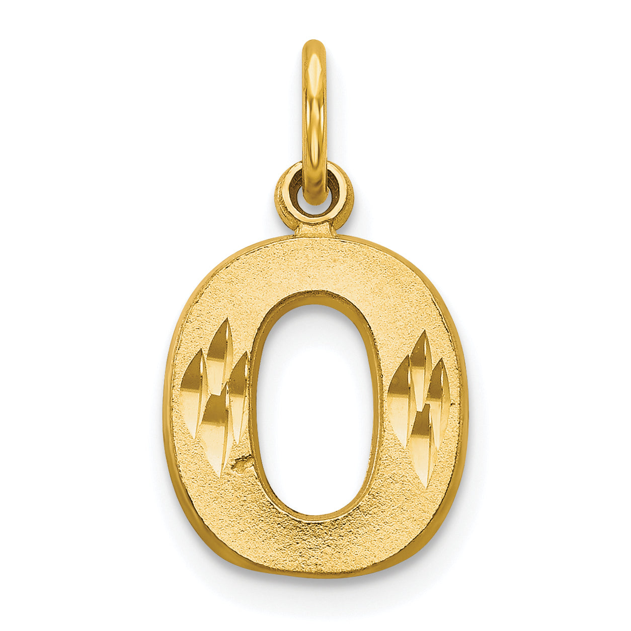 10k Initial O Charm Main image